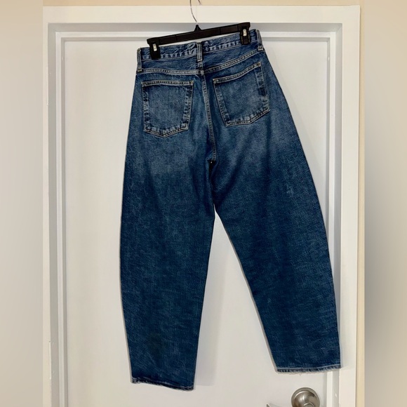 Agolde Women's High Rise Jeans - Blue - Picture 5 of 9